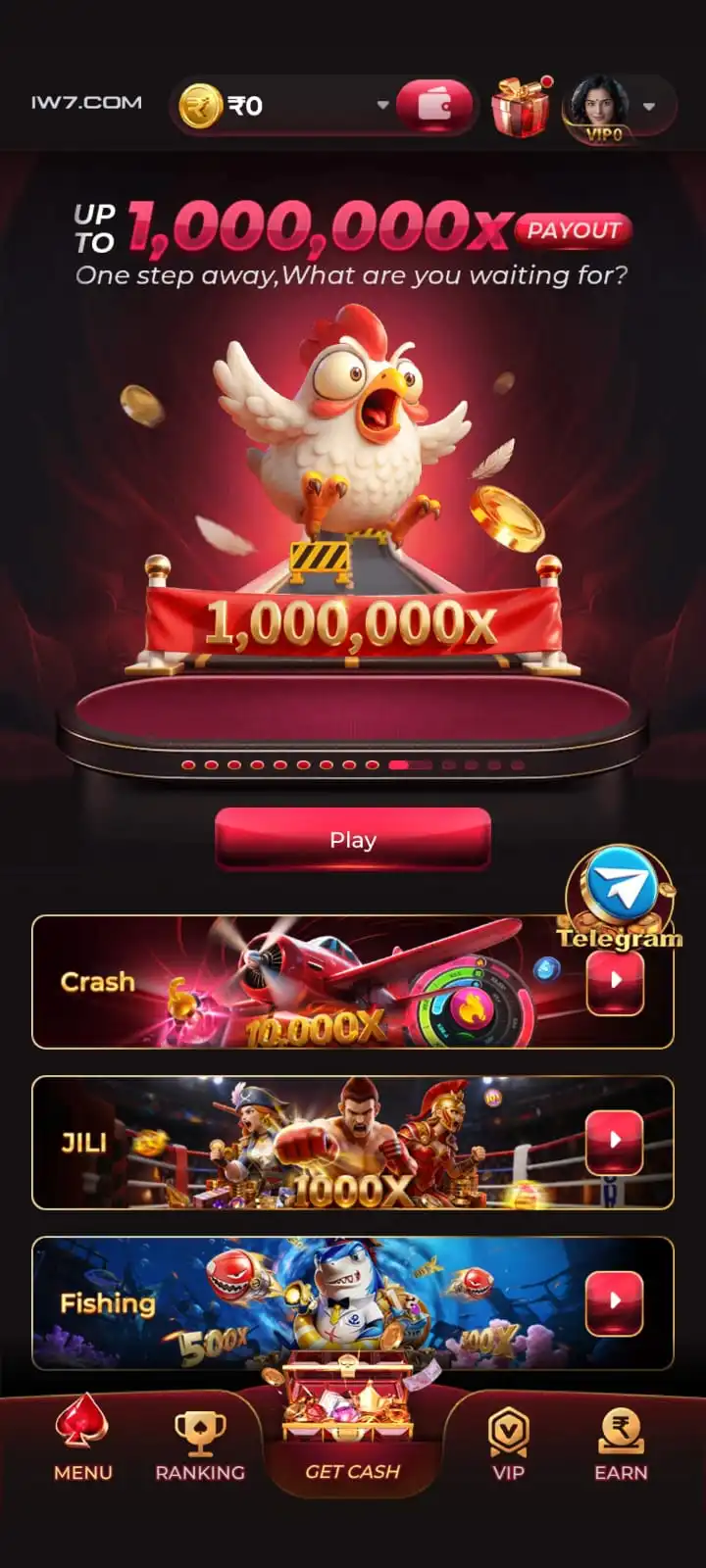 777in Game mobile gaming categories and account access